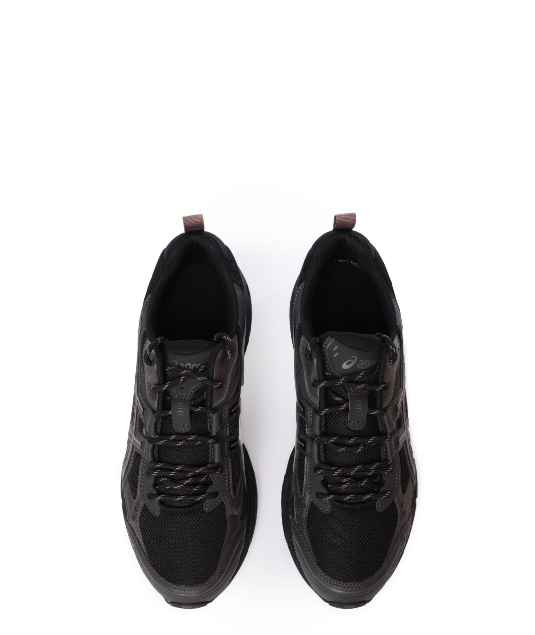 ASICS Черные текстильные низкие кроссовки / кеды, фото 3