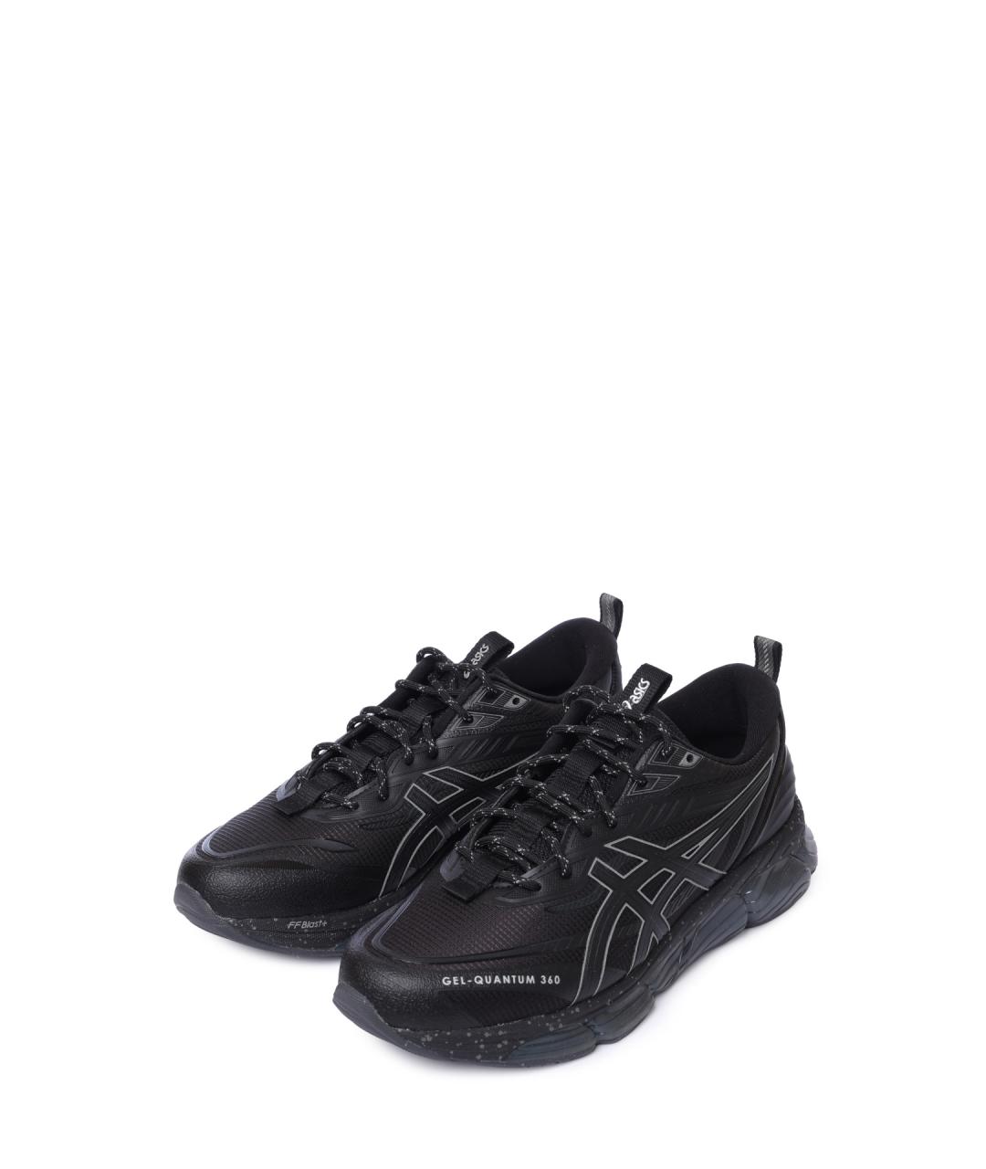 ASICS Черные текстильные низкие кроссовки / кеды, фото 2