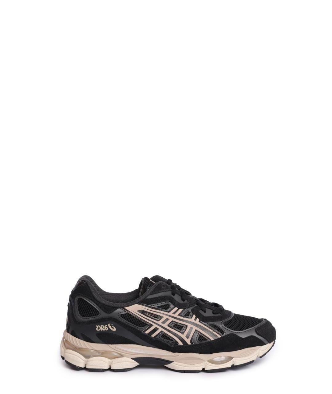 ASICS Черные текстильные низкие кроссовки / кеды, фото 1