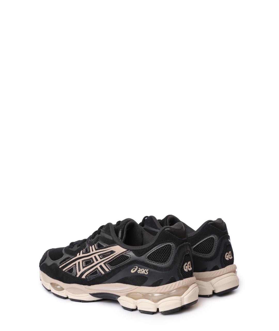 ASICS Черные текстильные низкие кроссовки / кеды, фото 5