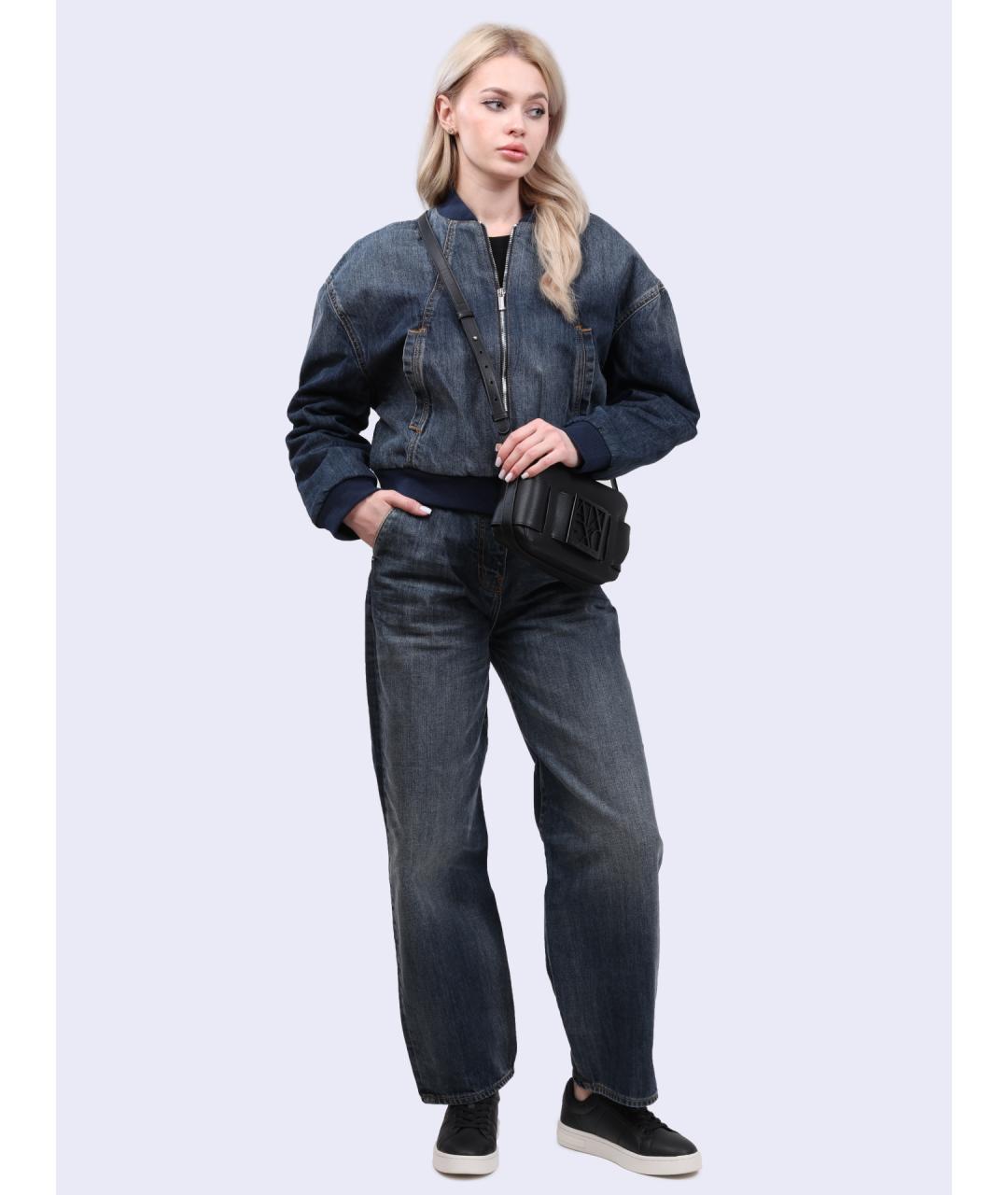 ARMANI EXCHANGE Темно-синяя куртка, фото 5