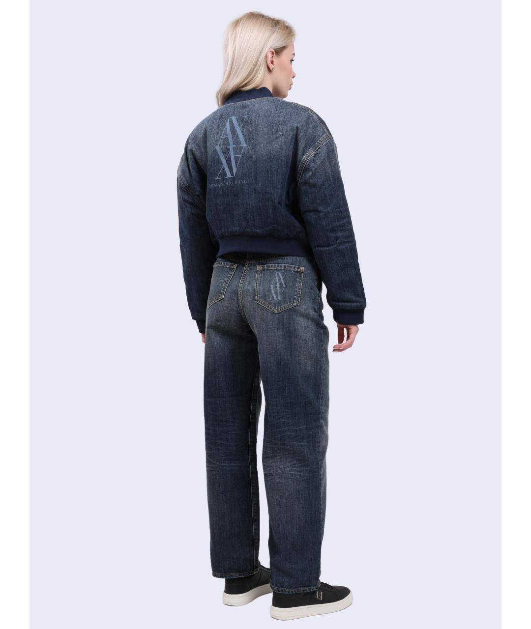 ARMANI EXCHANGE Темно-синяя куртка, фото 4