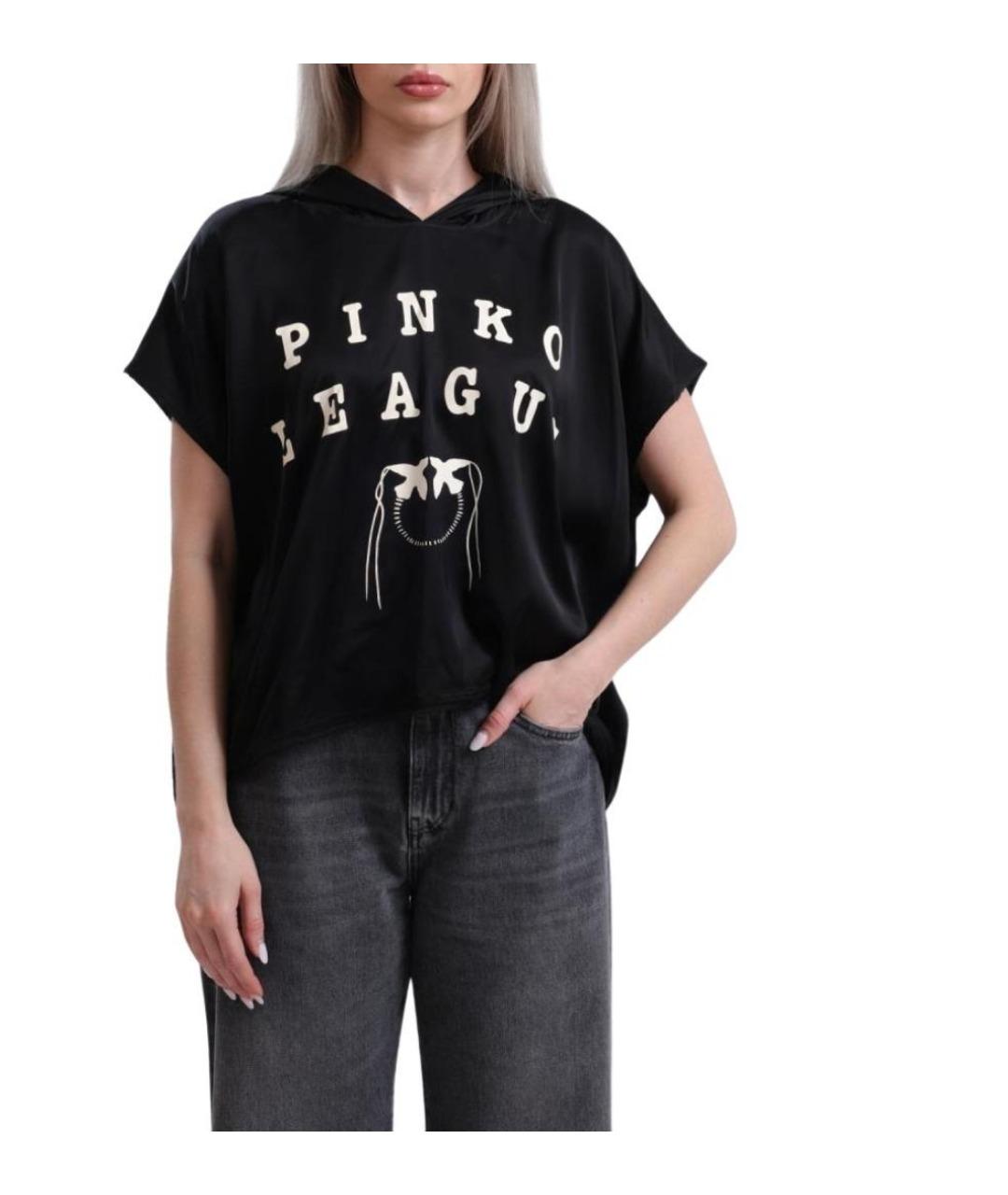 PINKO Черная футболка, фото 1