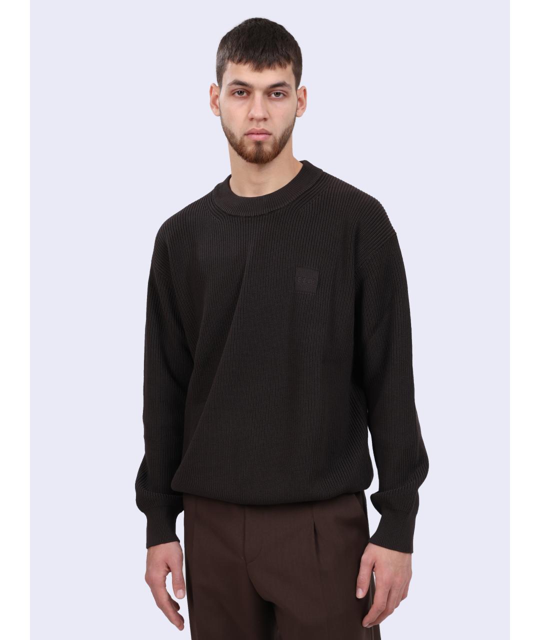 HUGO BOSS Коричневый джемпер / свитер, фото 3