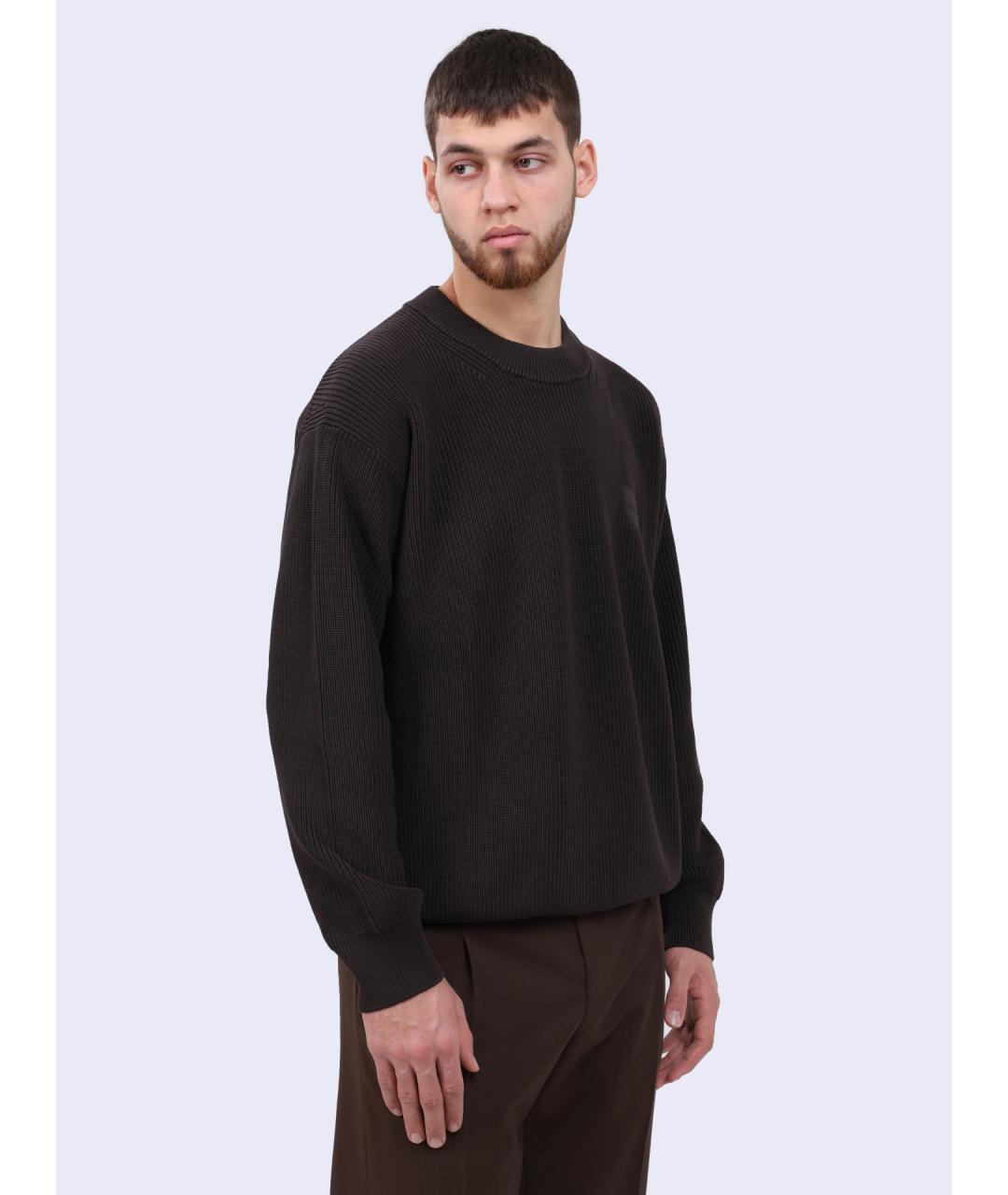 HUGO BOSS Коричневый джемпер / свитер, фото 4