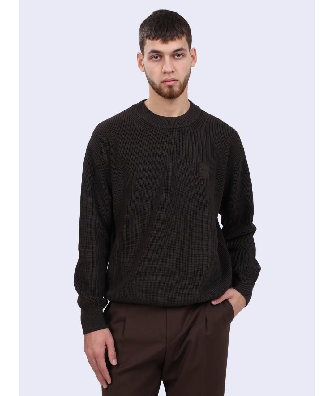 HUGO BOSS Коричневый джемпер / свитер, фото 2