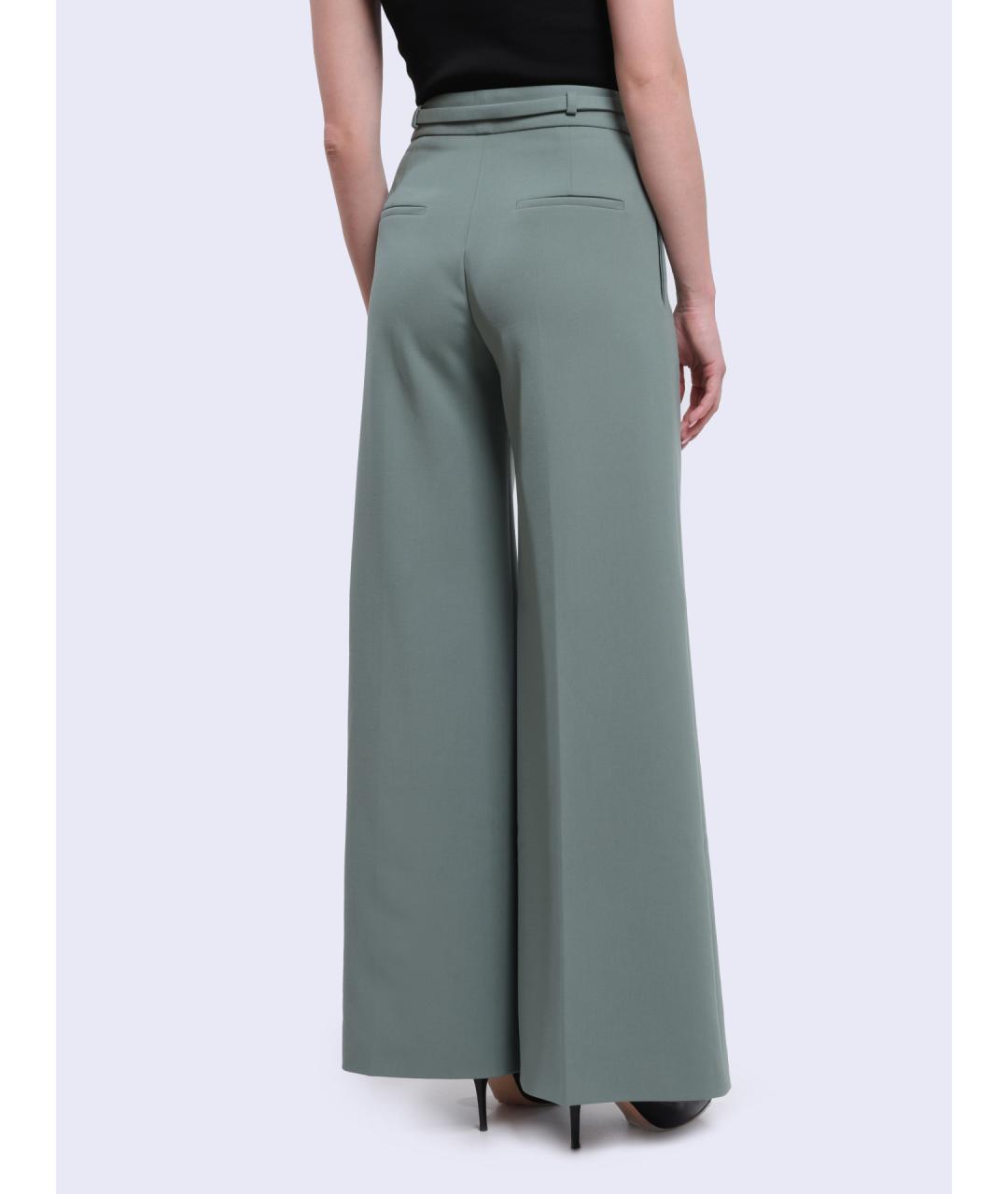 HUGO BOSS Зеленые прямые брюки, фото 5