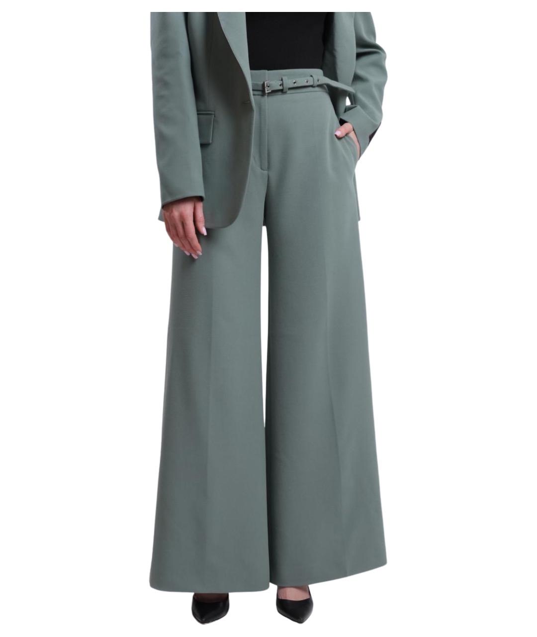 HUGO BOSS Зеленые прямые брюки, фото 1