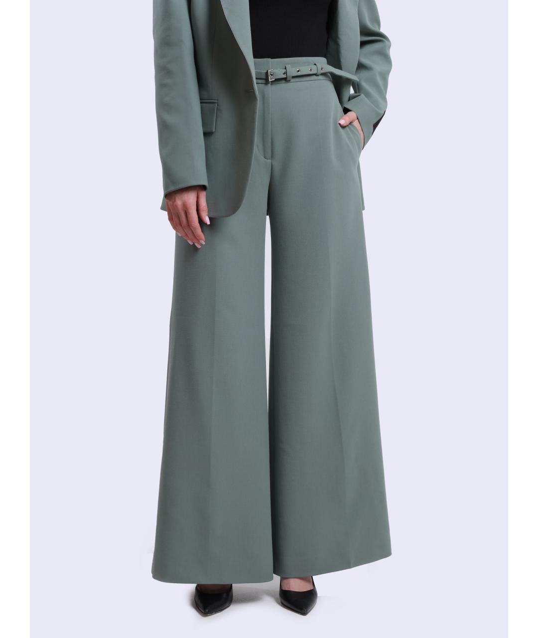 HUGO BOSS Зеленые прямые брюки, фото 6