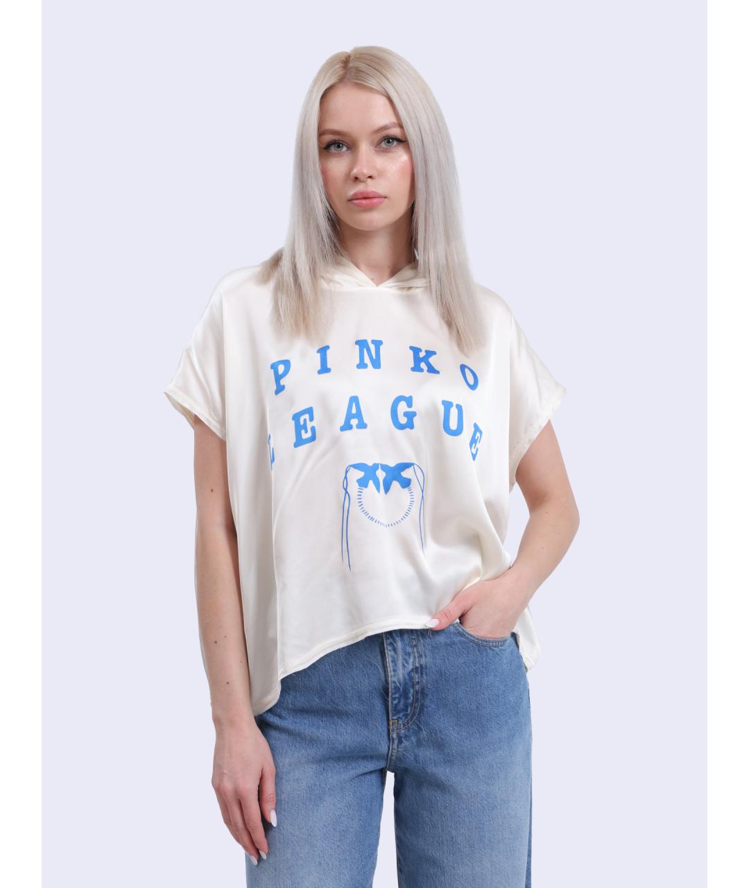 PINKO Белая футболка, фото 2
