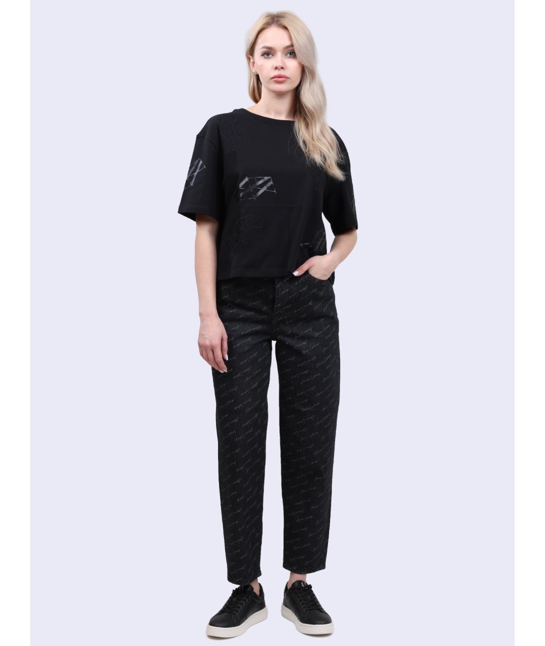 ARMANI EXCHANGE Черные прямые джинсы, фото 2