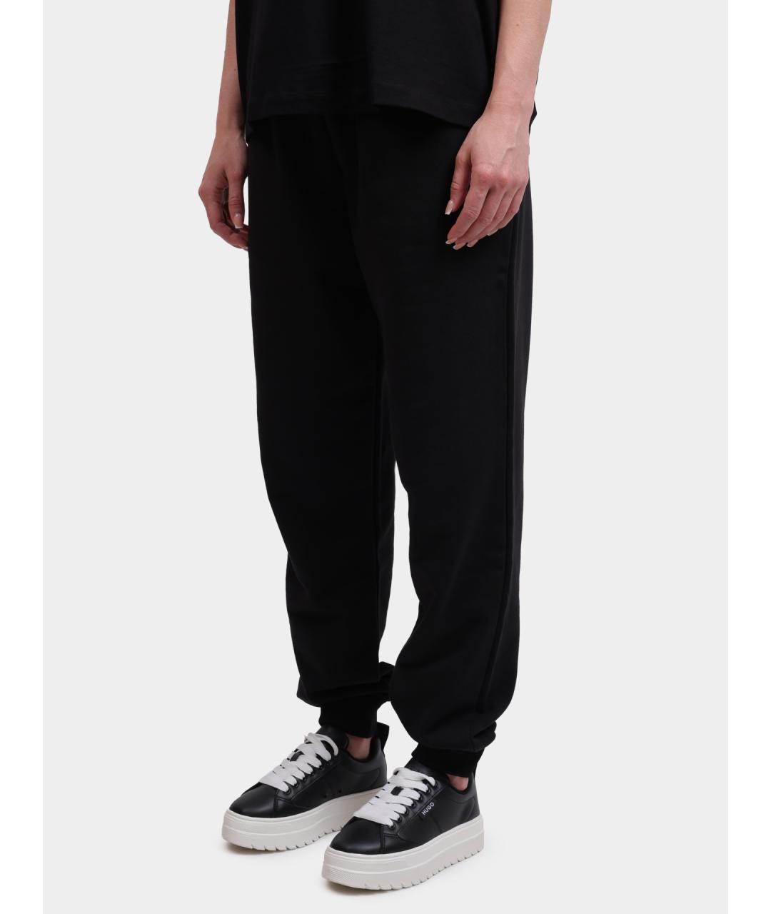 ARMANI EXCHANGE Черные хлопковые спортивные брюки и шорты, фото 3