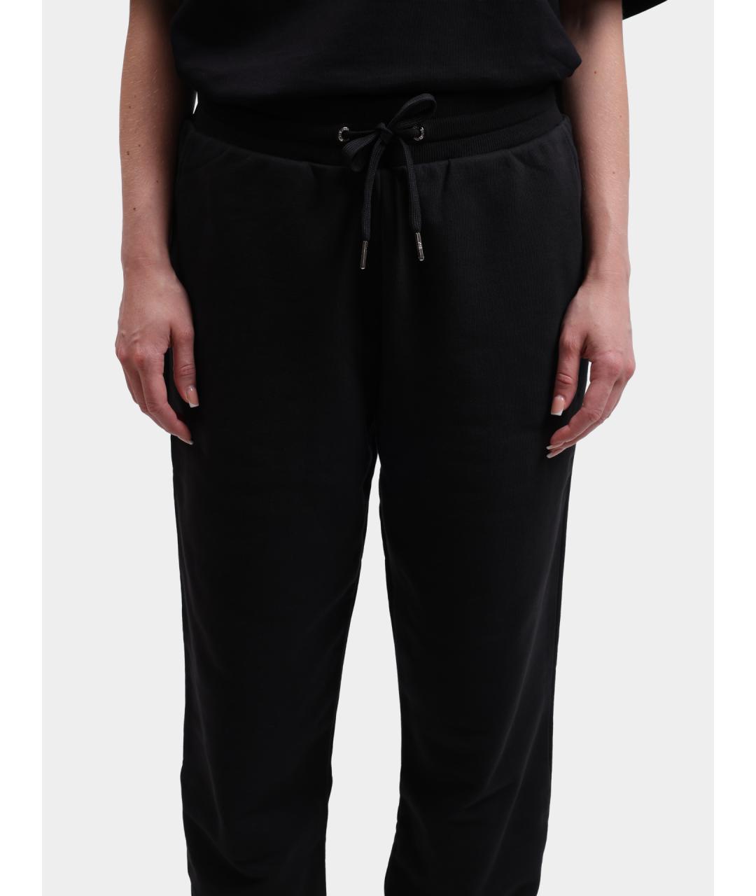ARMANI EXCHANGE Черные хлопковые спортивные брюки и шорты, фото 4