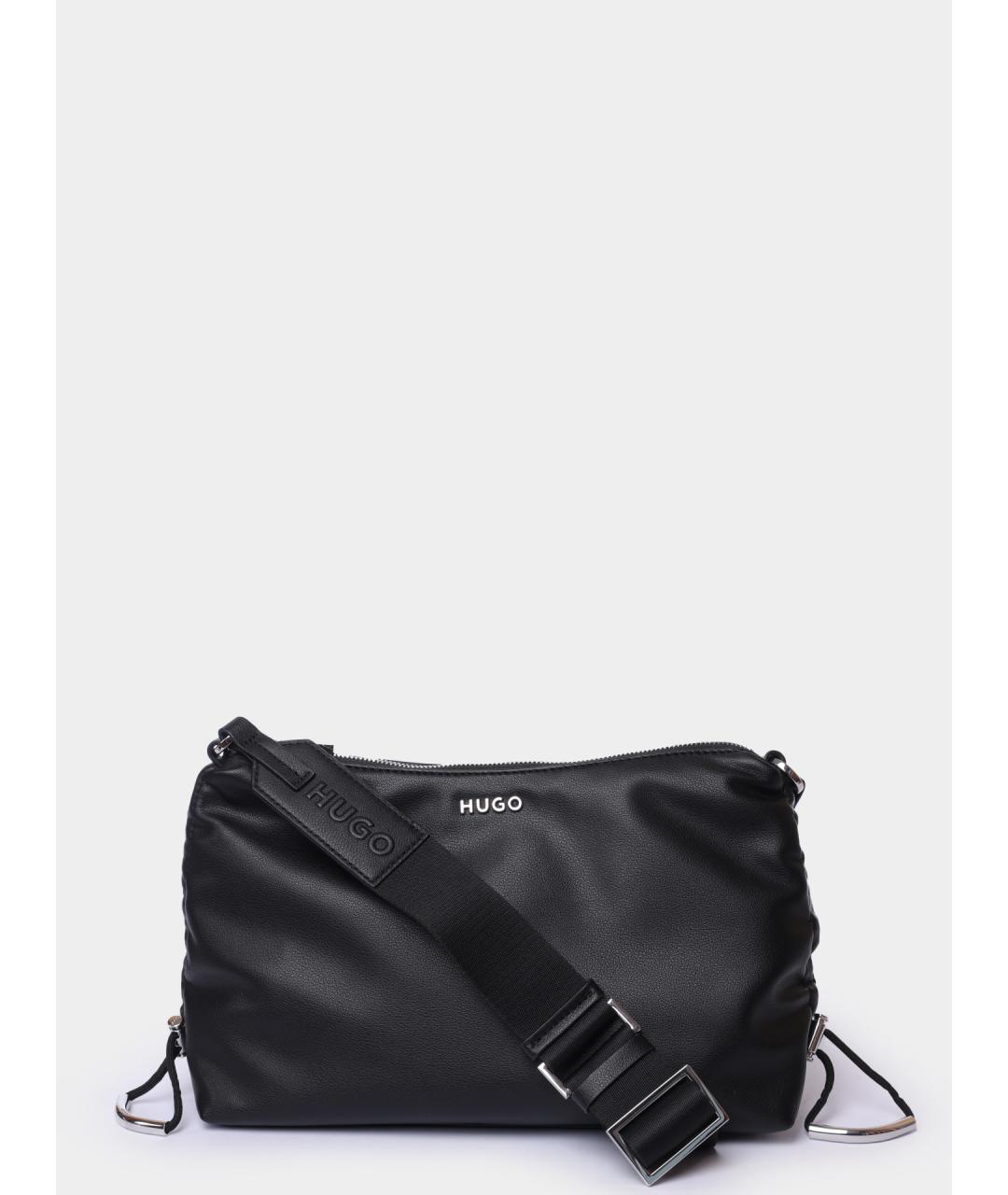 HUGO BOSS Черная сумка через плечо, фото 3