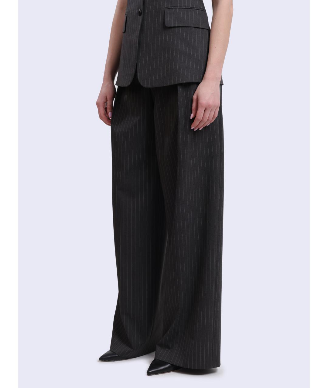 HUGO BOSS Серые прямые брюки, фото 3