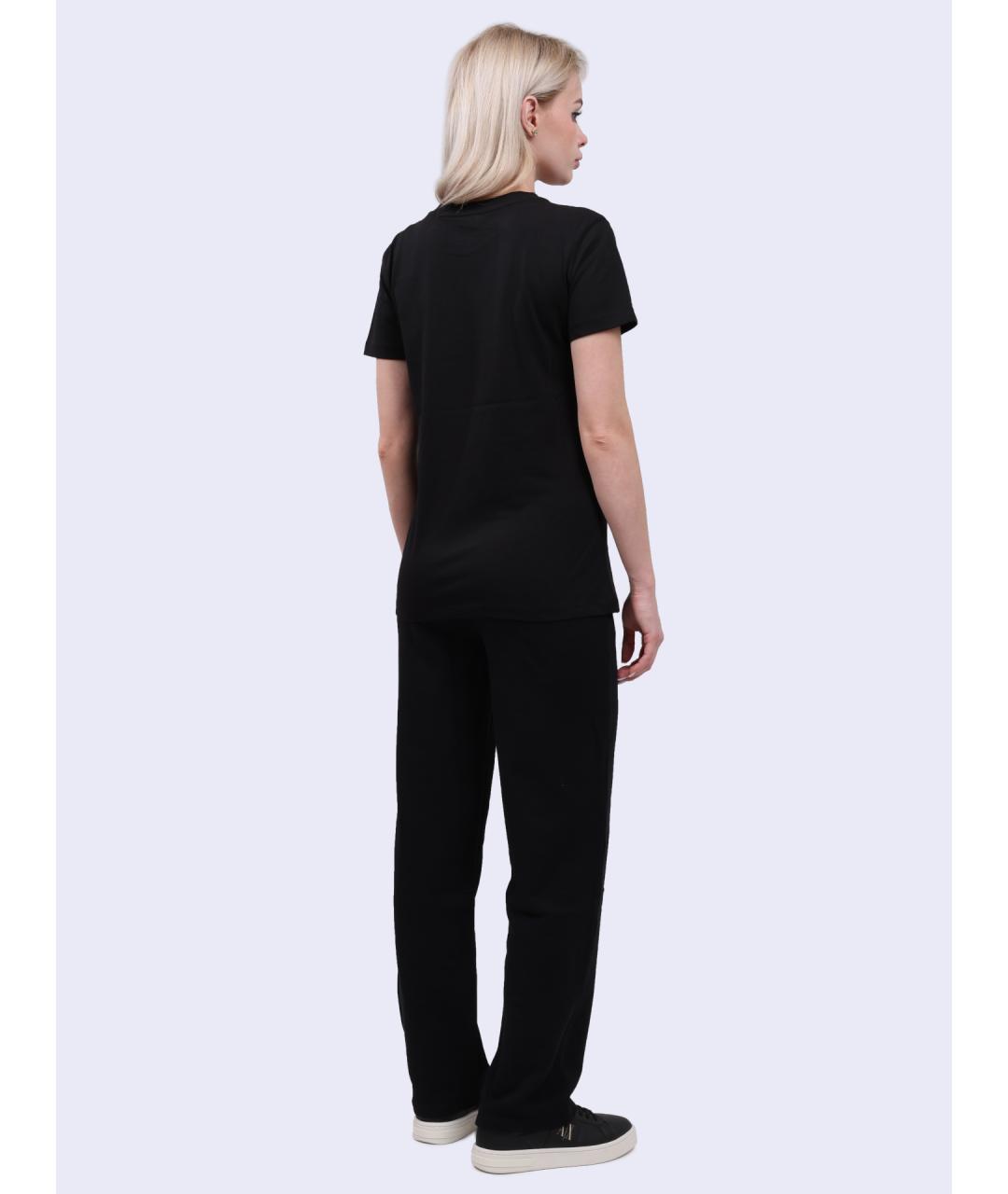 ARMANI EXCHANGE Черные хлопковые спортивные брюки и шорты, фото 6