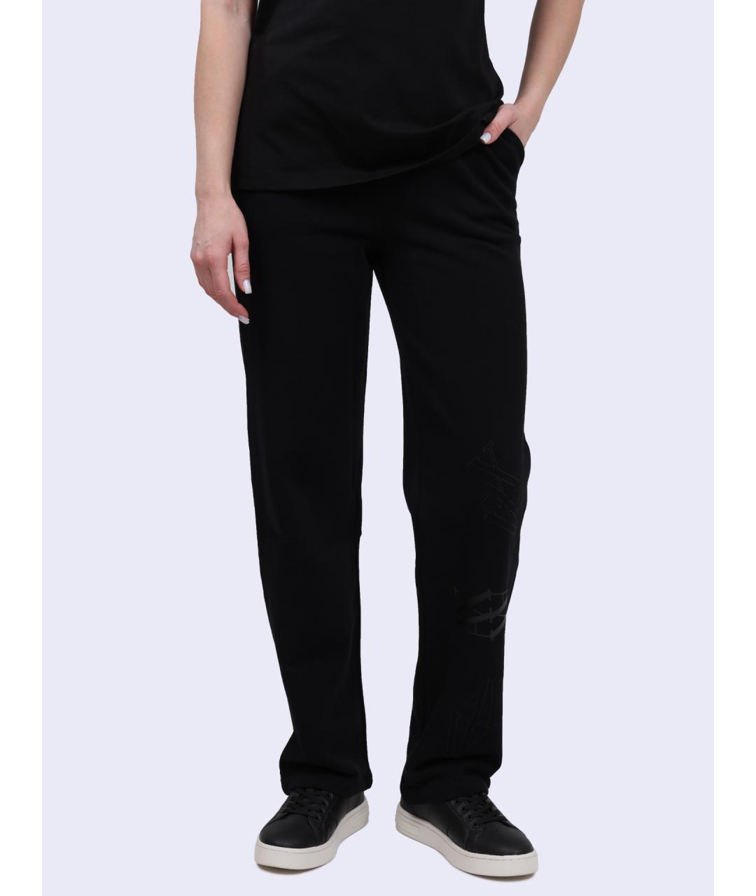 ARMANI EXCHANGE Черные хлопковые спортивные брюки и шорты, фото 7