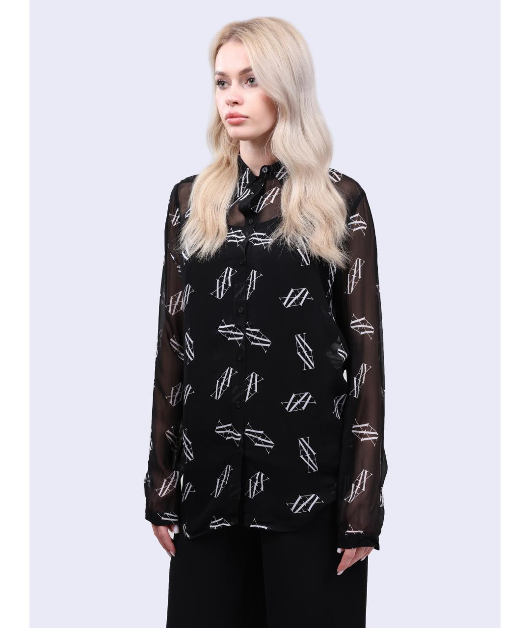 ARMANI EXCHANGE Черная рубашка, фото 3