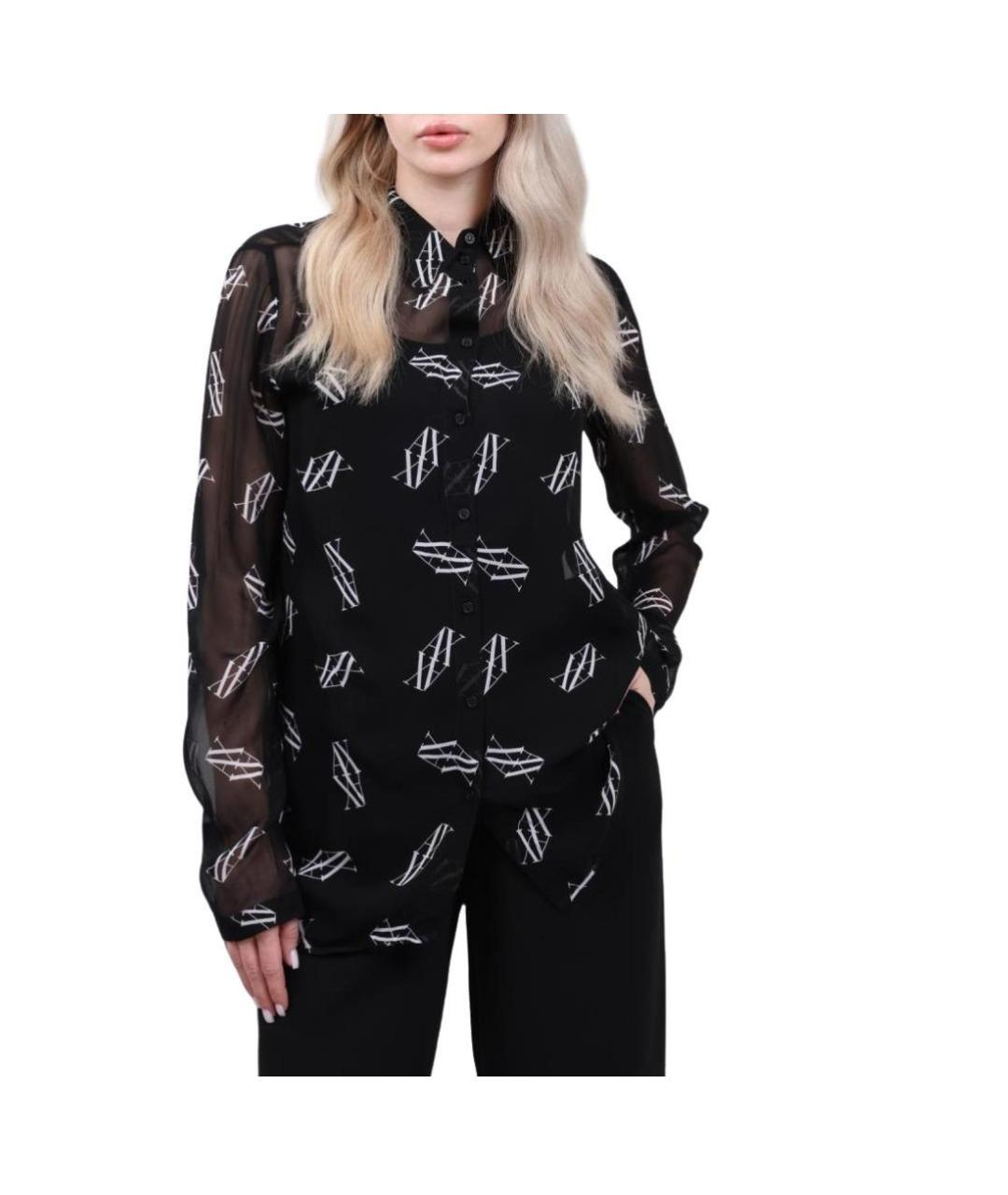 ARMANI EXCHANGE Черная рубашка, фото 1