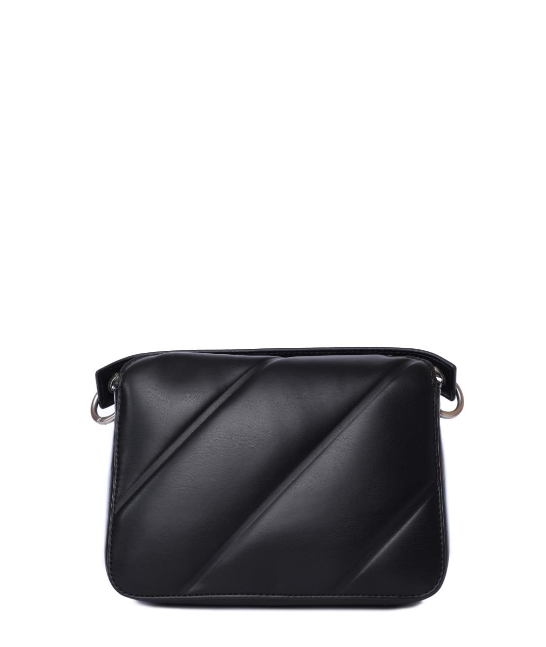 CALVIN KLEIN Черная сумка через плечо из искусственной кожи, фото 3