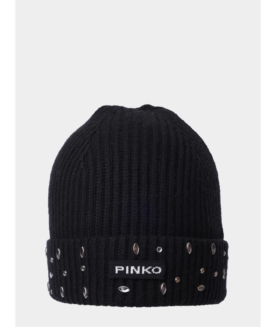 PINKO Черная шапка, фото 5