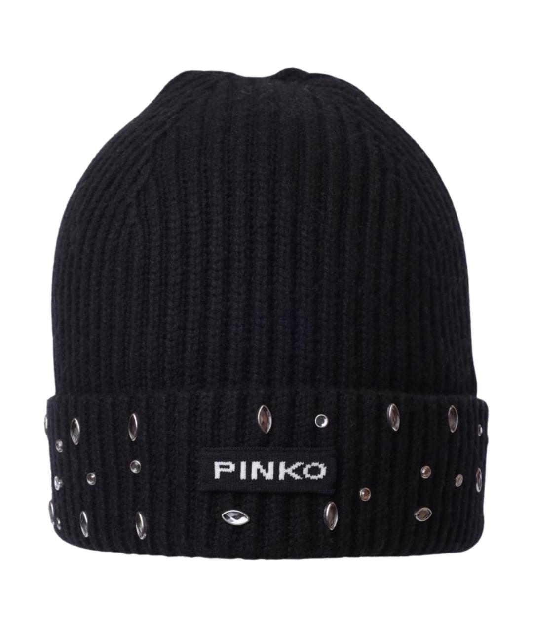 PINKO Черная шапка, фото 1