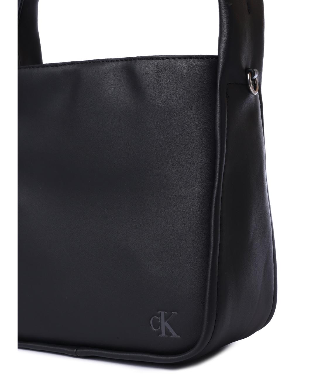 CALVIN KLEIN Черная сумка через плечо, фото 4