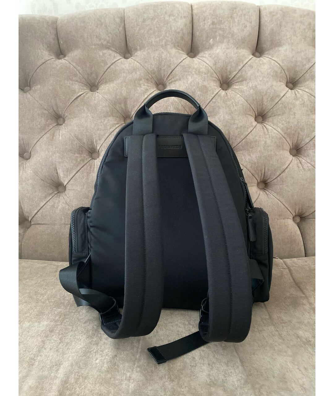 DSQUARED2 Черный рюкзак, фото 3