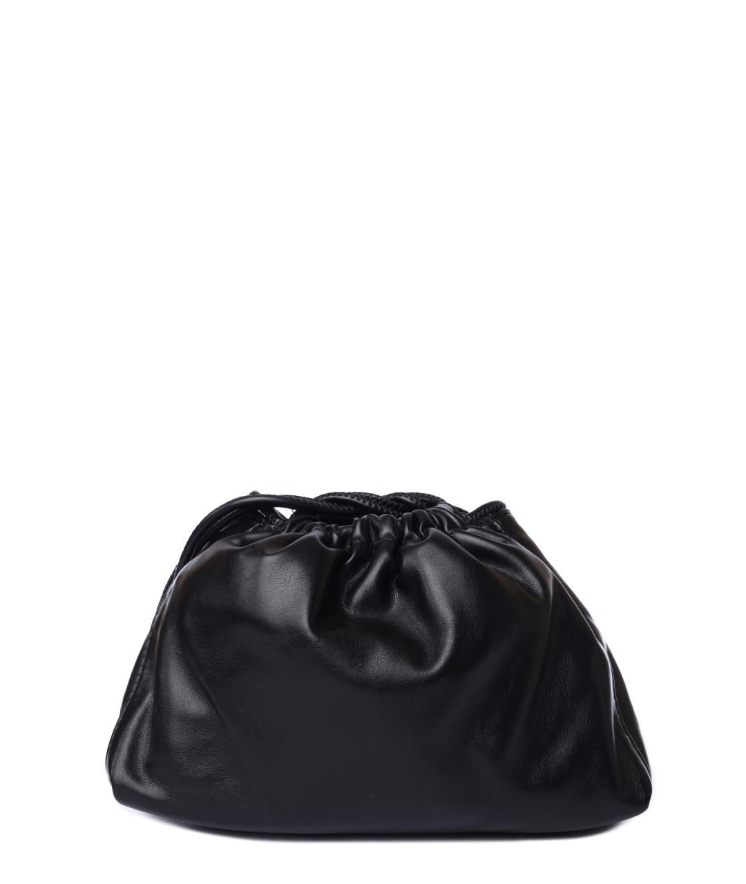 CALVIN KLEIN Черная сумка с короткими ручками из искусственной кожи, фото 3