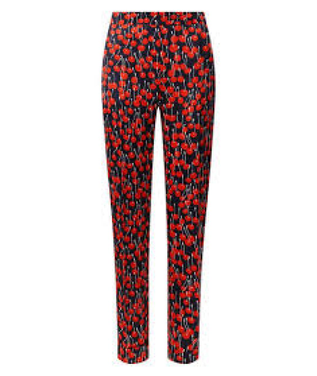 VICTORIA BECKHAM Красные брюки узкие, фото 1