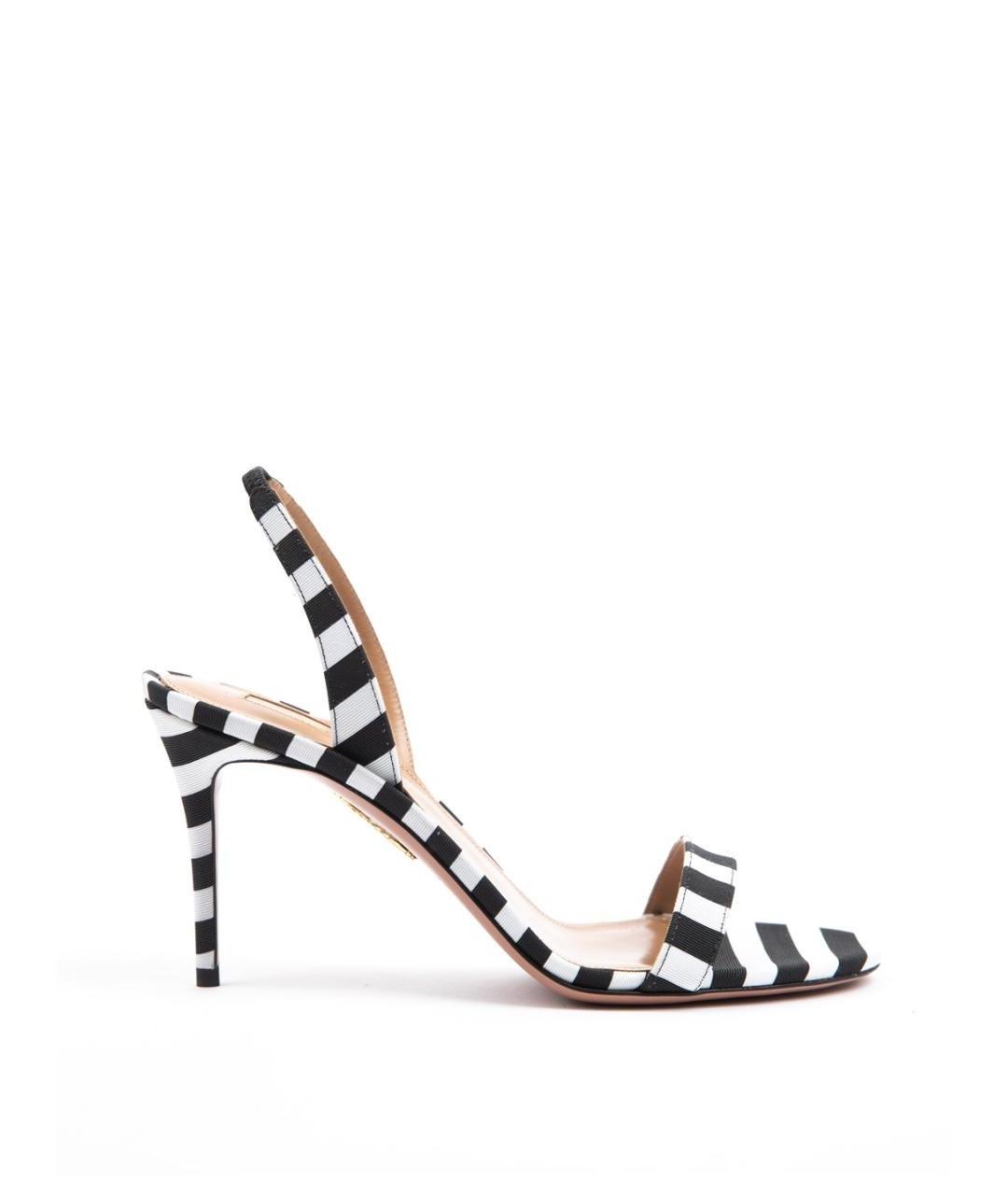 AQUAZZURA Мульти текстильные босоножки, фото 1