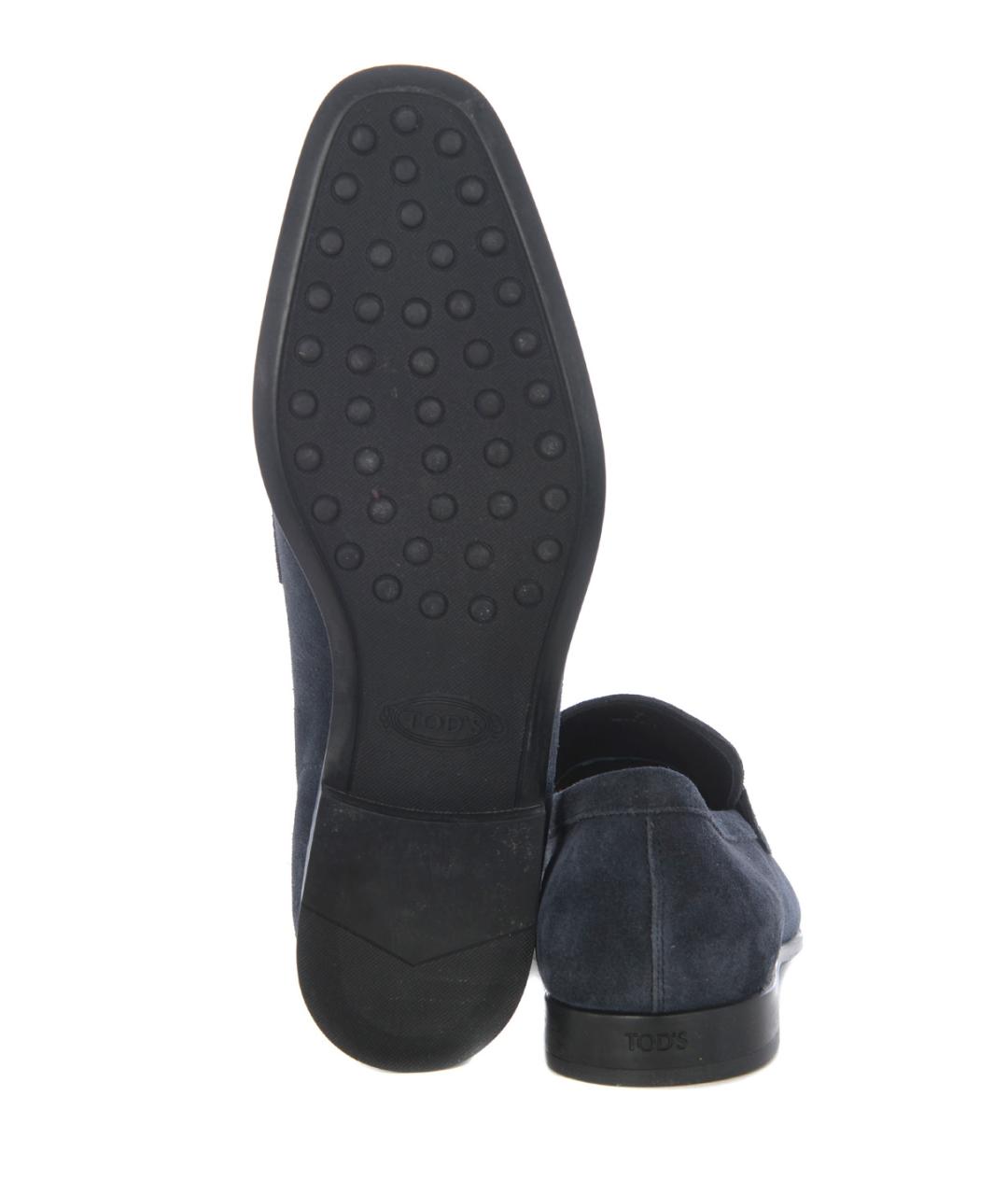TOD'S Синие замшевые лоферы, фото 3