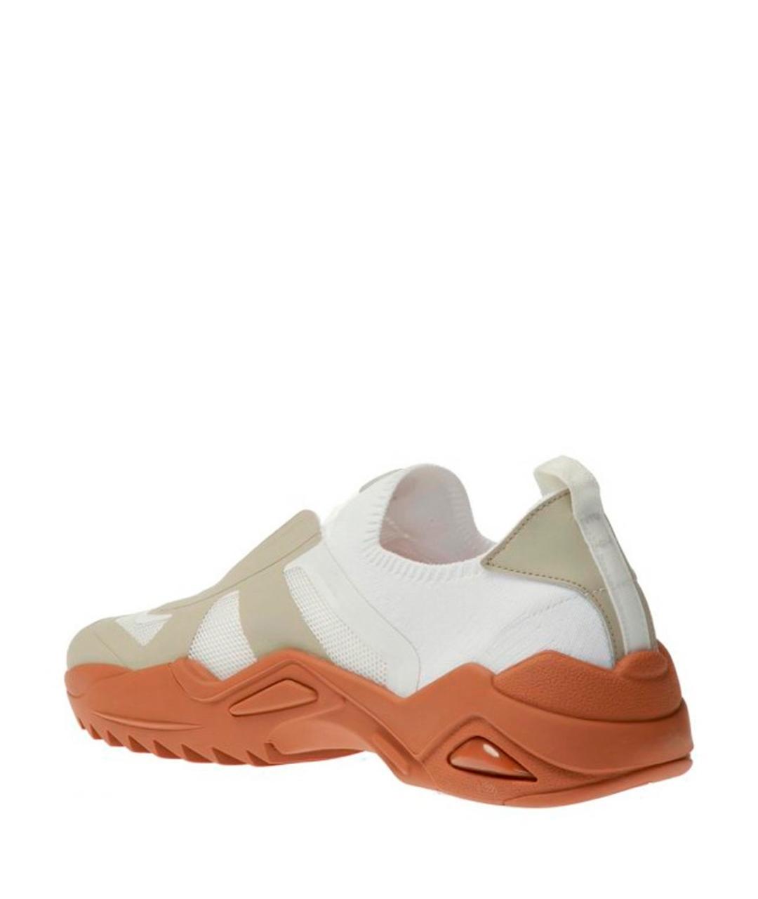 MAISON MARGIELA Серые текстильные низкие кроссовки / кеды, фото 5