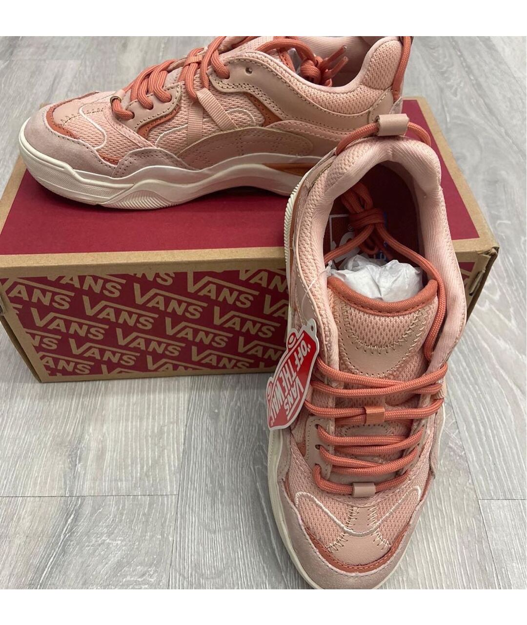 VANS Коралловые текстильные кроссовки, фото 3