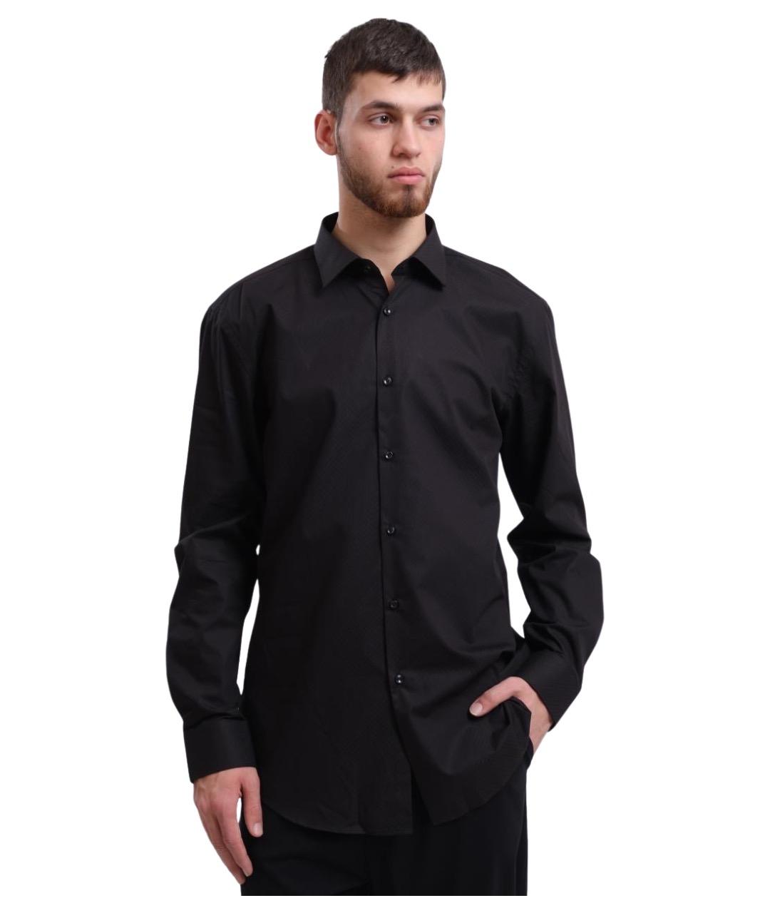 HUGO BOSS Черная кэжуал рубашка, фото 1