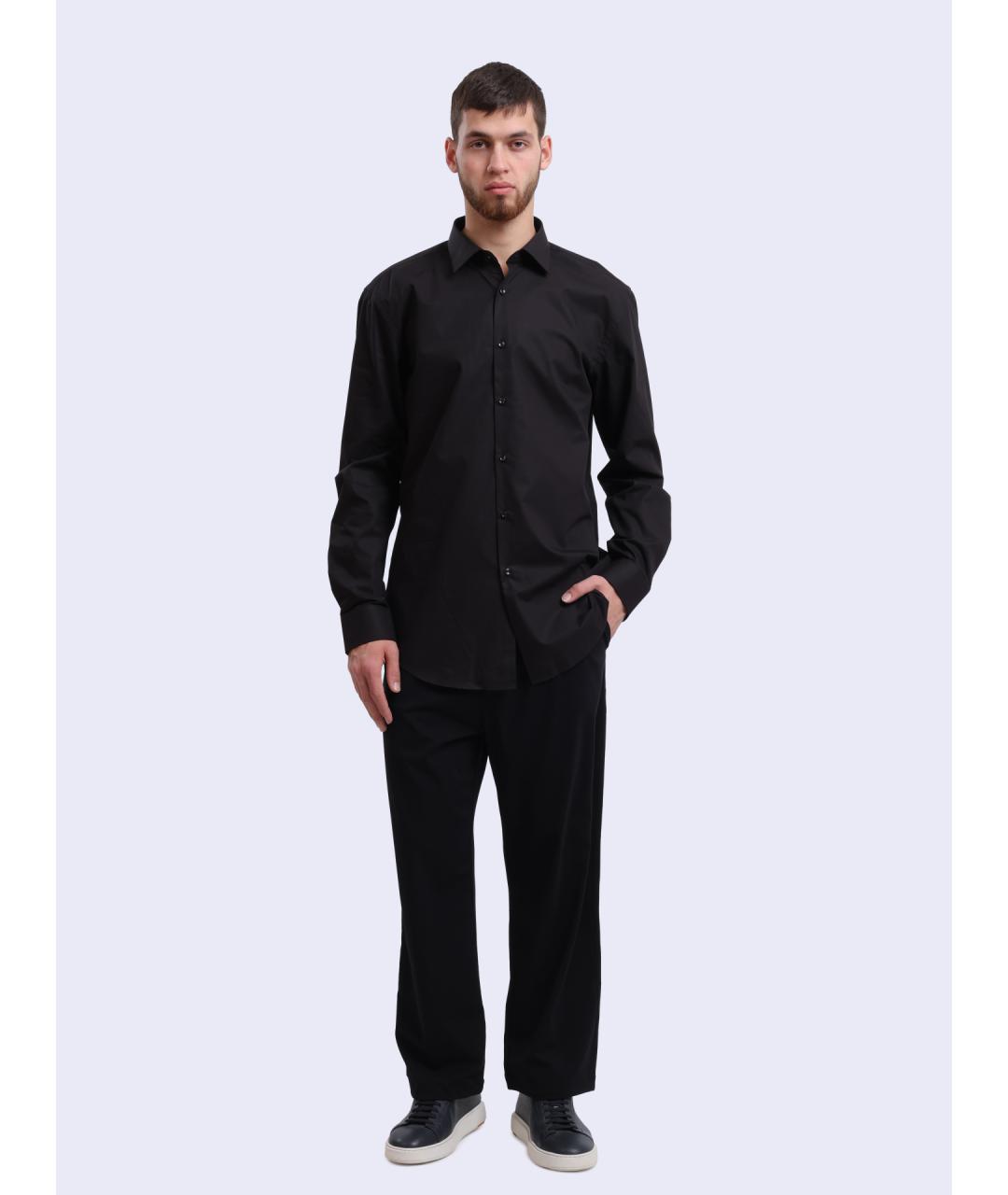HUGO BOSS Черная кэжуал рубашка, фото 2