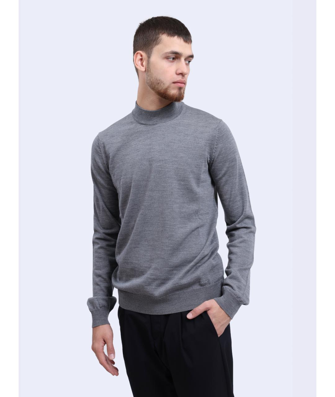 HUGO BOSS Серый джемпер / свитер, фото 2