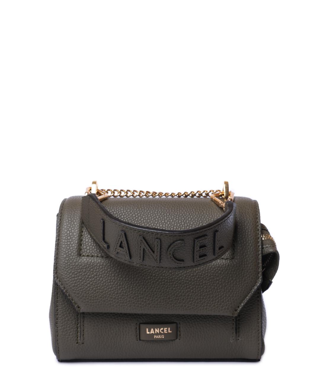 LANCEL Хаки сумка через плечо, фото 1