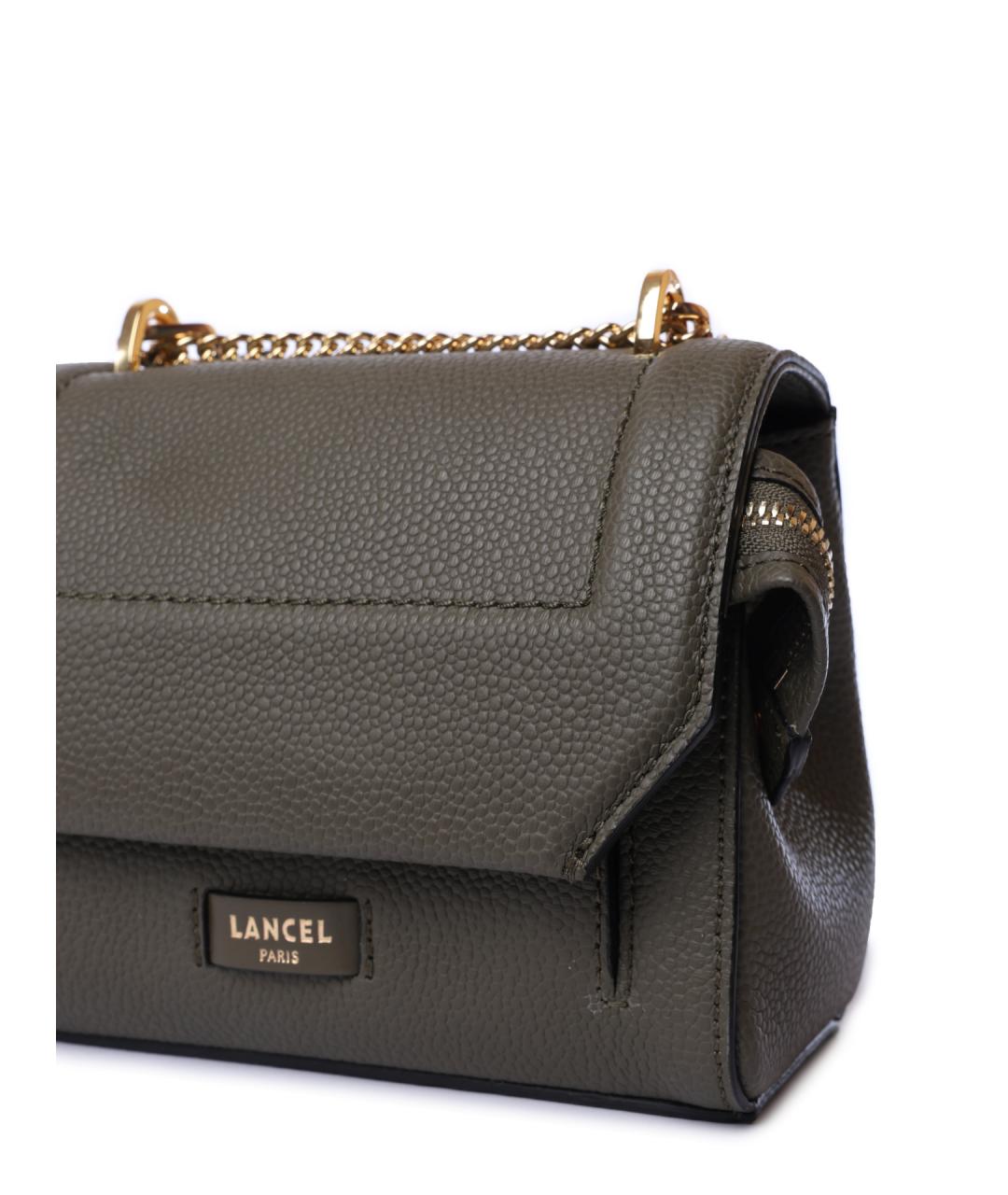 LANCEL Хаки сумка через плечо, фото 3