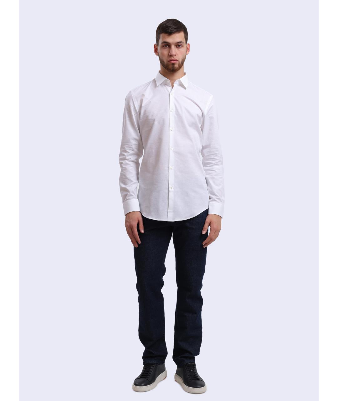 HUGO BOSS Белая классическая рубашка, фото 6