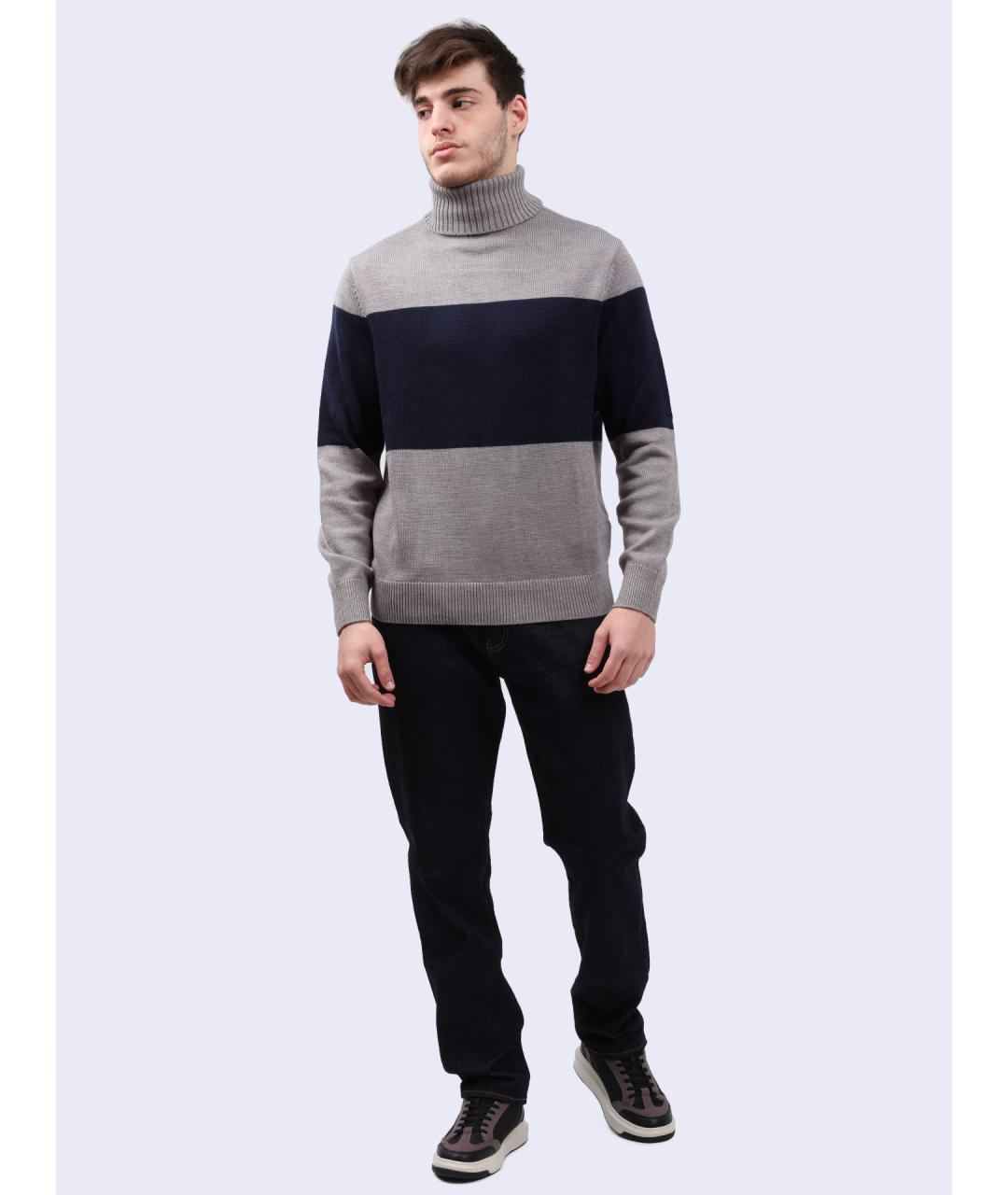 ARMANI EXCHANGE Серый джемпер / свитер, фото 5
