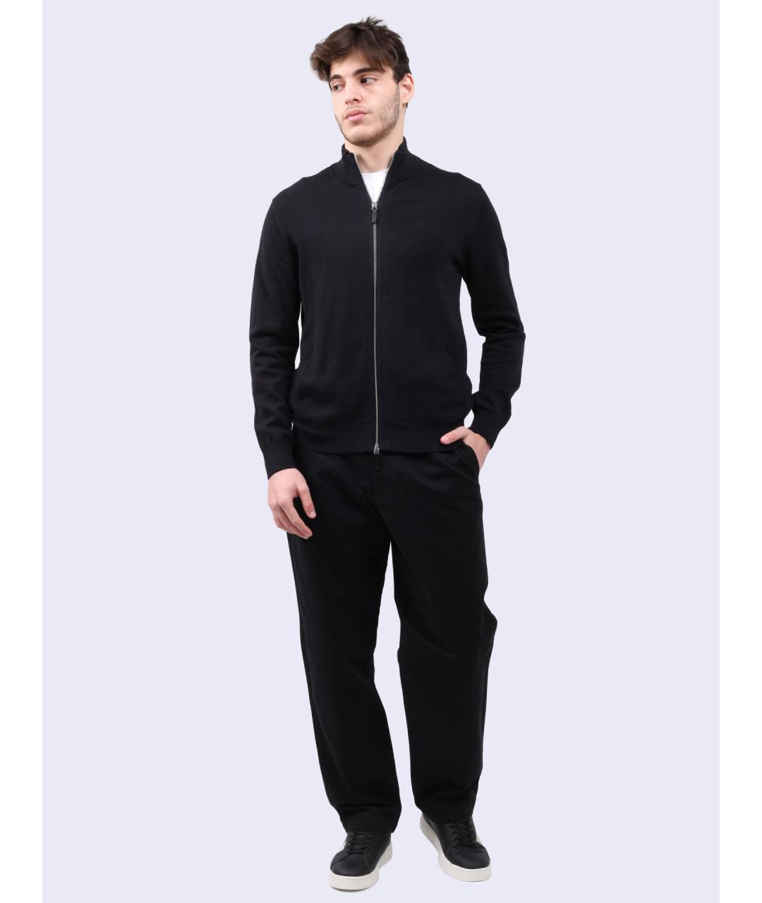 ARMANI EXCHANGE Черные повседневные брюки, фото 2