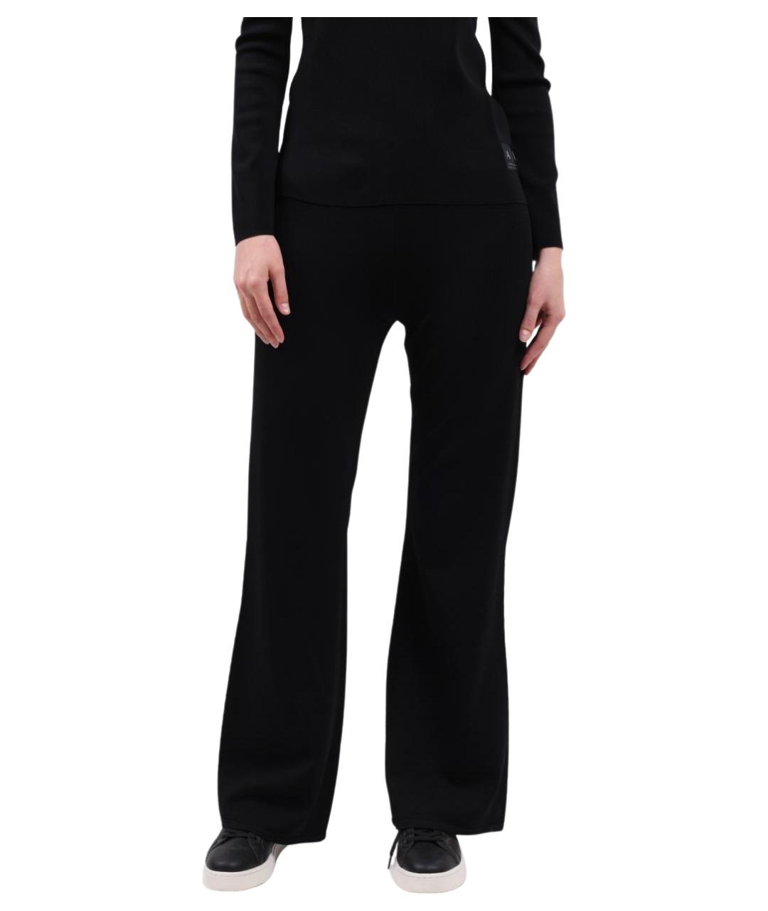 ARMANI EXCHANGE Черные прямые брюки, фото 1