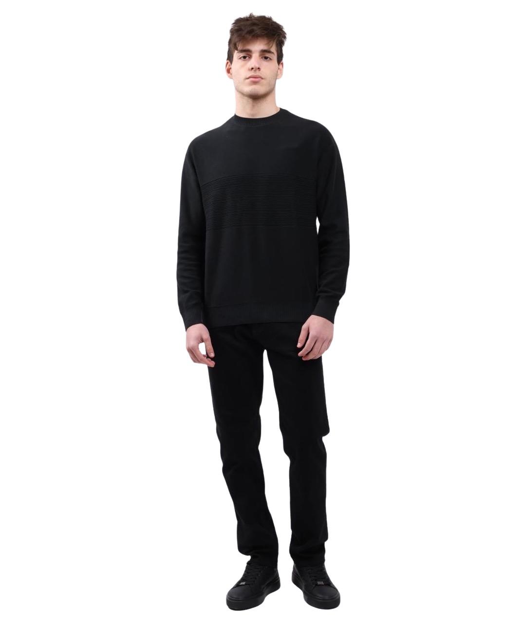 ARMANI EXCHANGE Черный джемпер / свитер, фото 1
