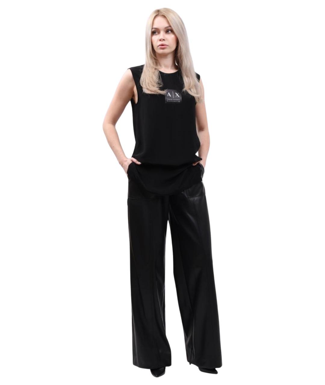 ARMANI EXCHANGE Черная майка, фото 1