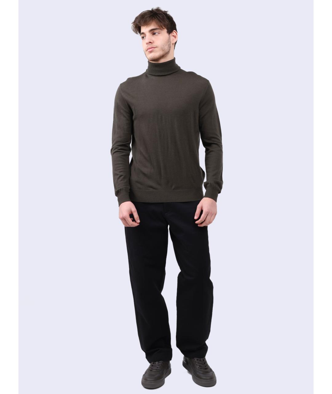 ARMANI EXCHANGE Хаки джемпер / свитер, фото 6