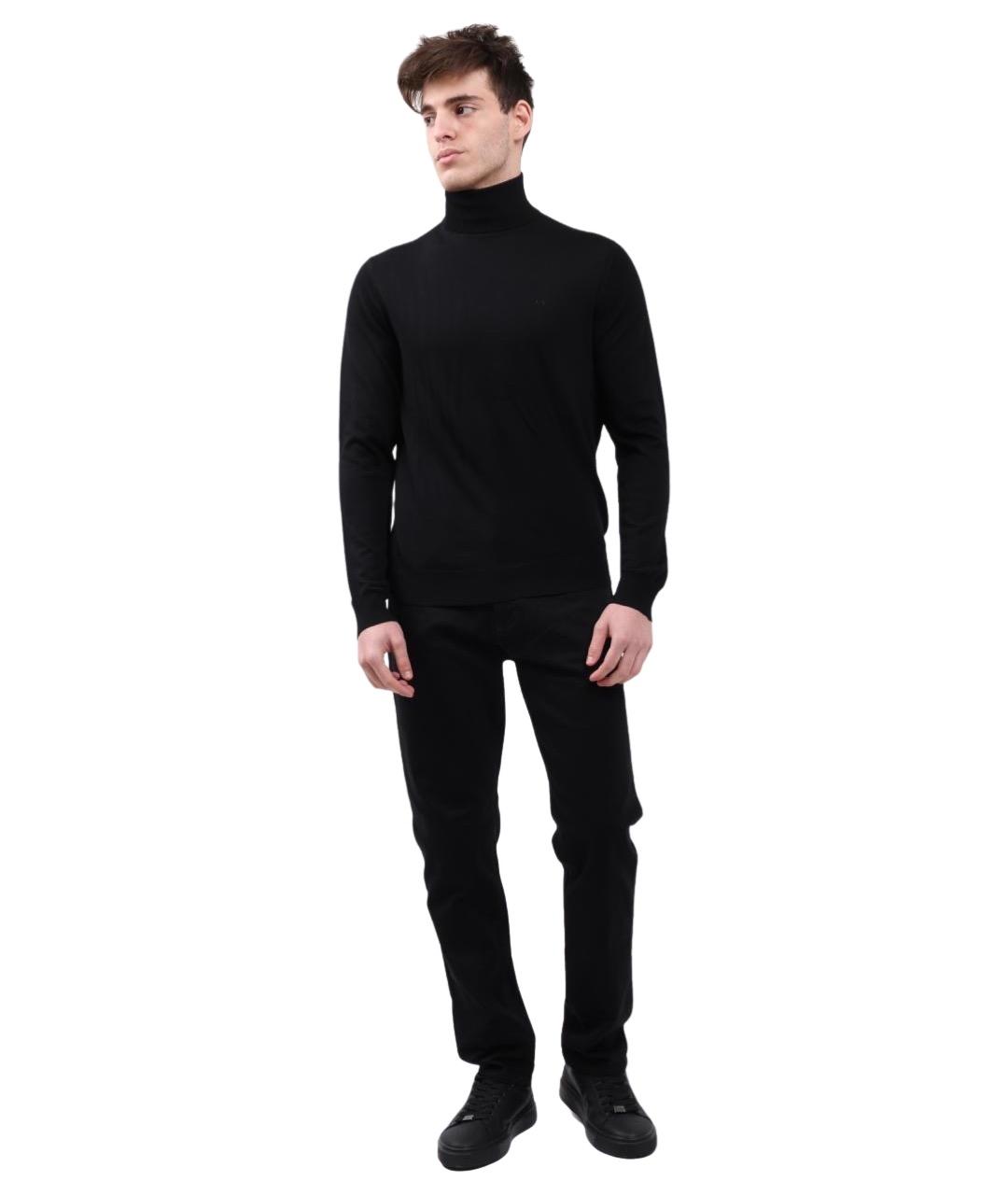 ARMANI EXCHANGE Черный джемпер / свитер, фото 1