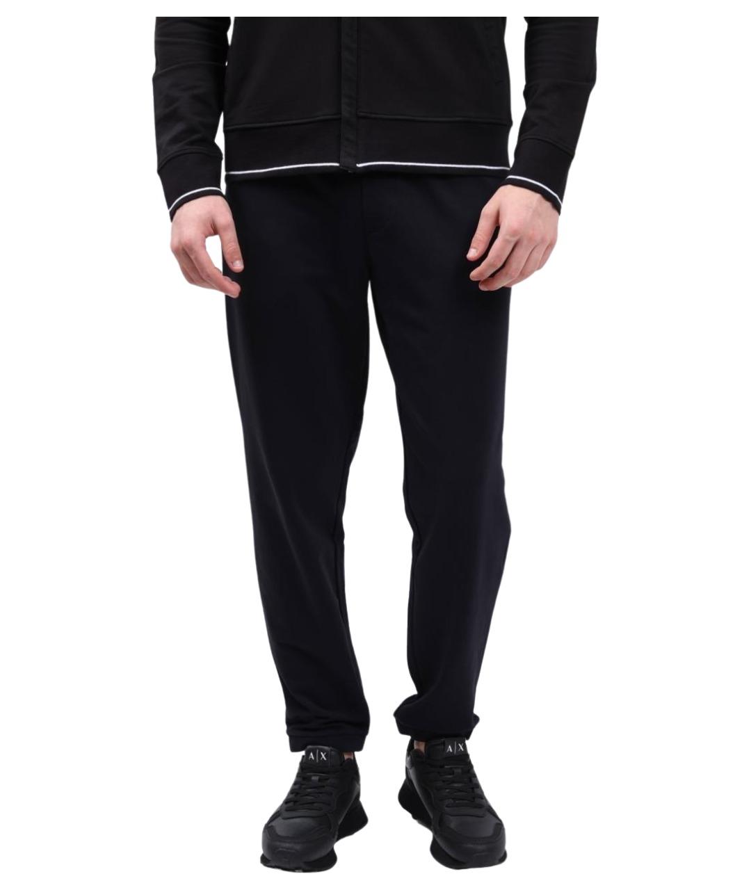 ARMANI EXCHANGE Темно-синие повседневные брюки, фото 1