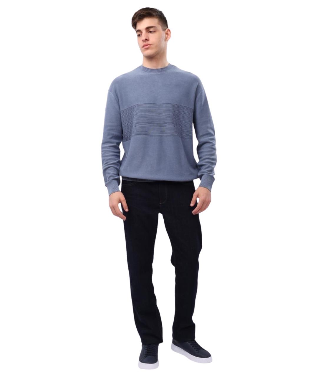 ARMANI EXCHANGE Голубой джемпер / свитер, фото 1