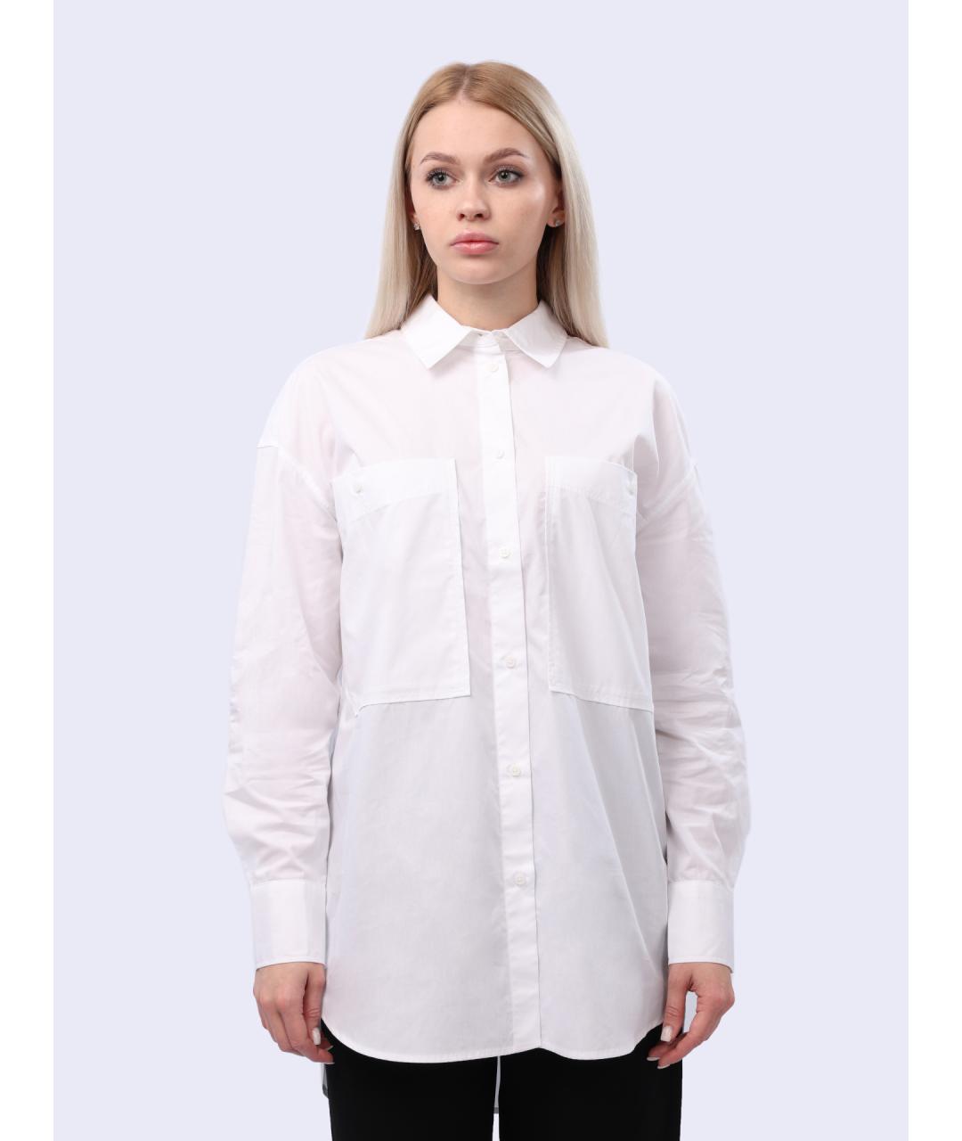 ARMANI EXCHANGE Белая хлопковая рубашка, фото 2